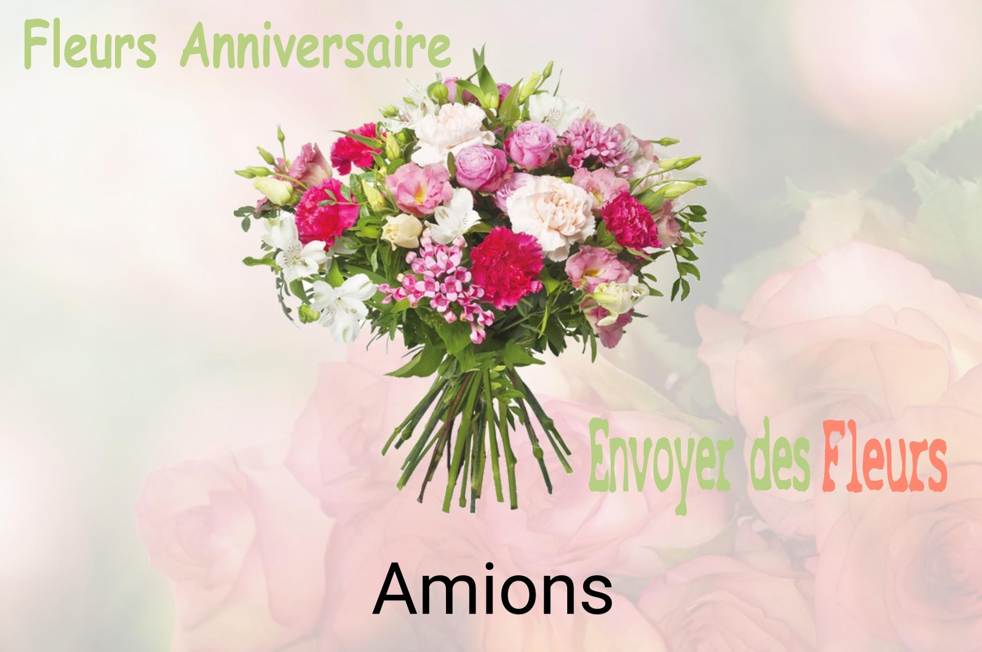 Bouquet de fleurs d’anniversaire livré à Amions